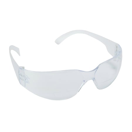 Cordova BULLDOG READERS FROSTED CLEAR FRAME, CLEAR LENS, 1.5 DIOPTER, PR EHF10S15